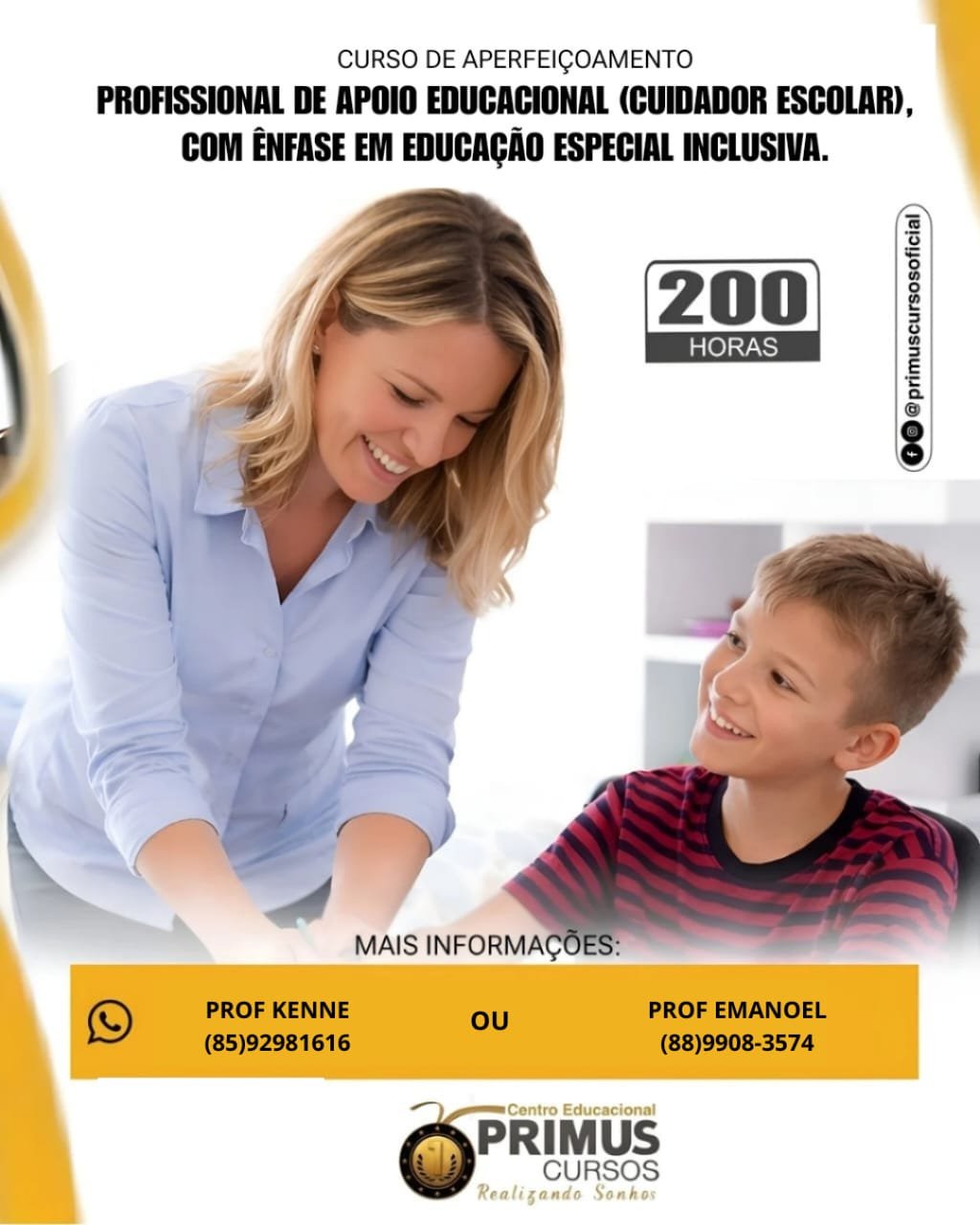 PROFISSIONAL DE APOIO EDUCACIONAL- CUIDADOR ESCOLAR